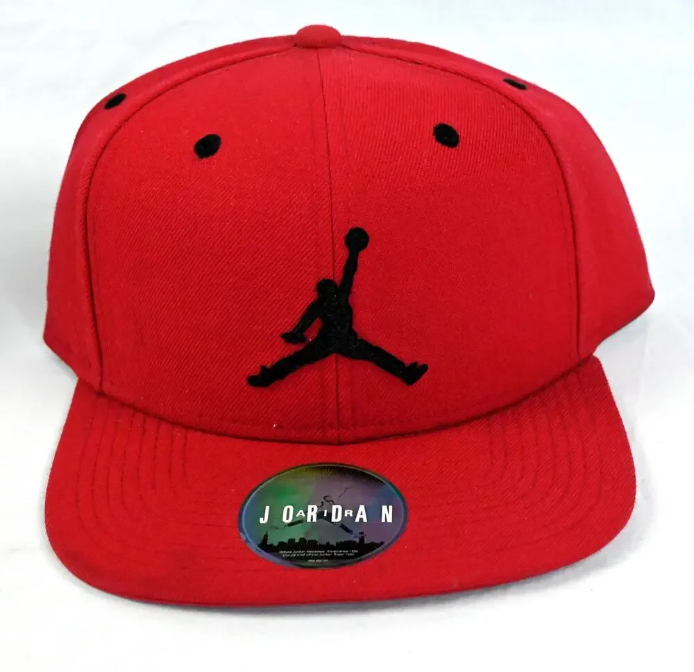 Jordan Red & Black Accent Snapback Hat
